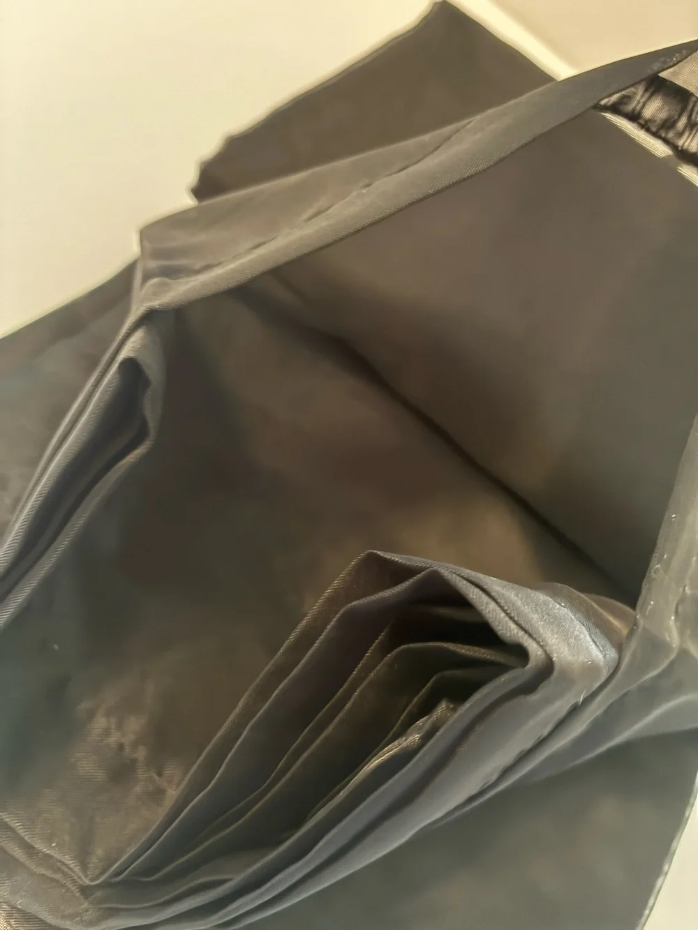 N/A black voile